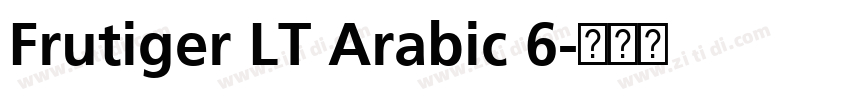 Frutiger LT Arabic 6字体转换 Frutiger LT Arabic 6字体转换